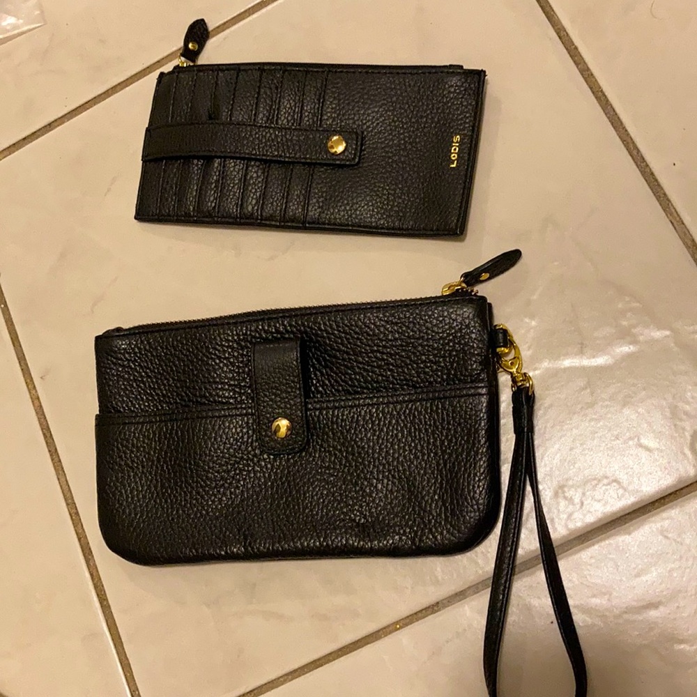 Lodis Wristlet and Card Wallet- Brand New 2 Piece